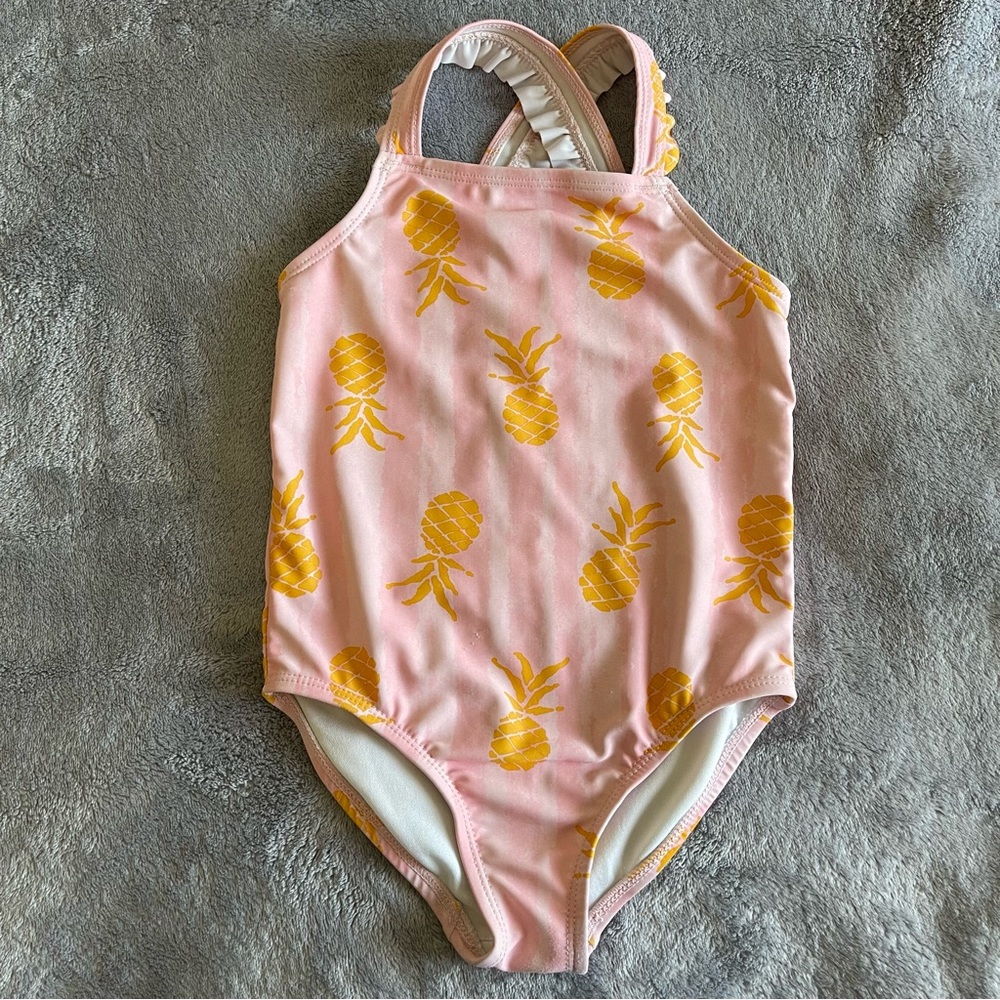 🛍️3/$12🛍️ Carter's Just One You Toddler Girl's
Pineapple Print 1 Piece Swim 4T